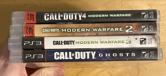 Call of Duty Modern Warfare Trilogy & Ghosts Bundle (PlayStation 3) All Tested