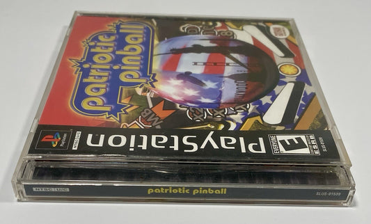Patriotic Pinball (Sony PlayStation 1 2003) PS1, CIB W/ Manual, Tested Read Desc