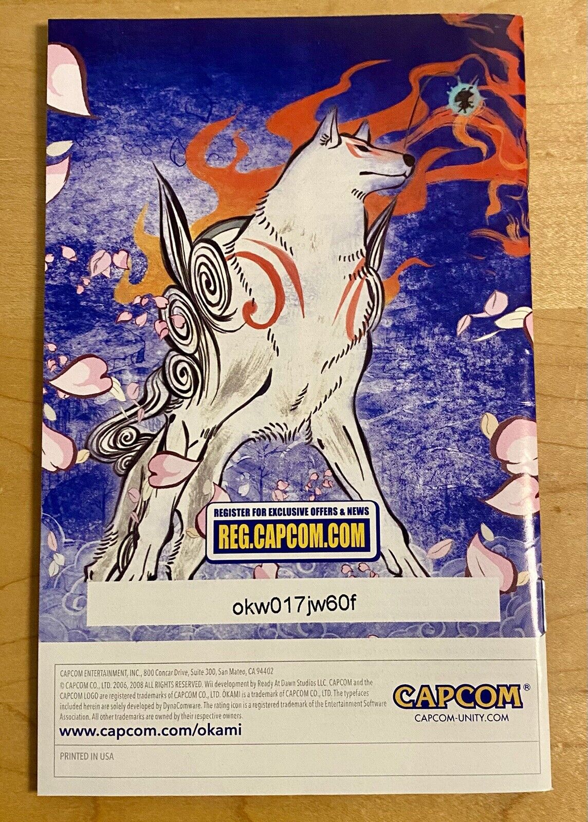 Okami (Nintendo Wii, 2008) CIB W/ Manual, Authentic, Tested & Working