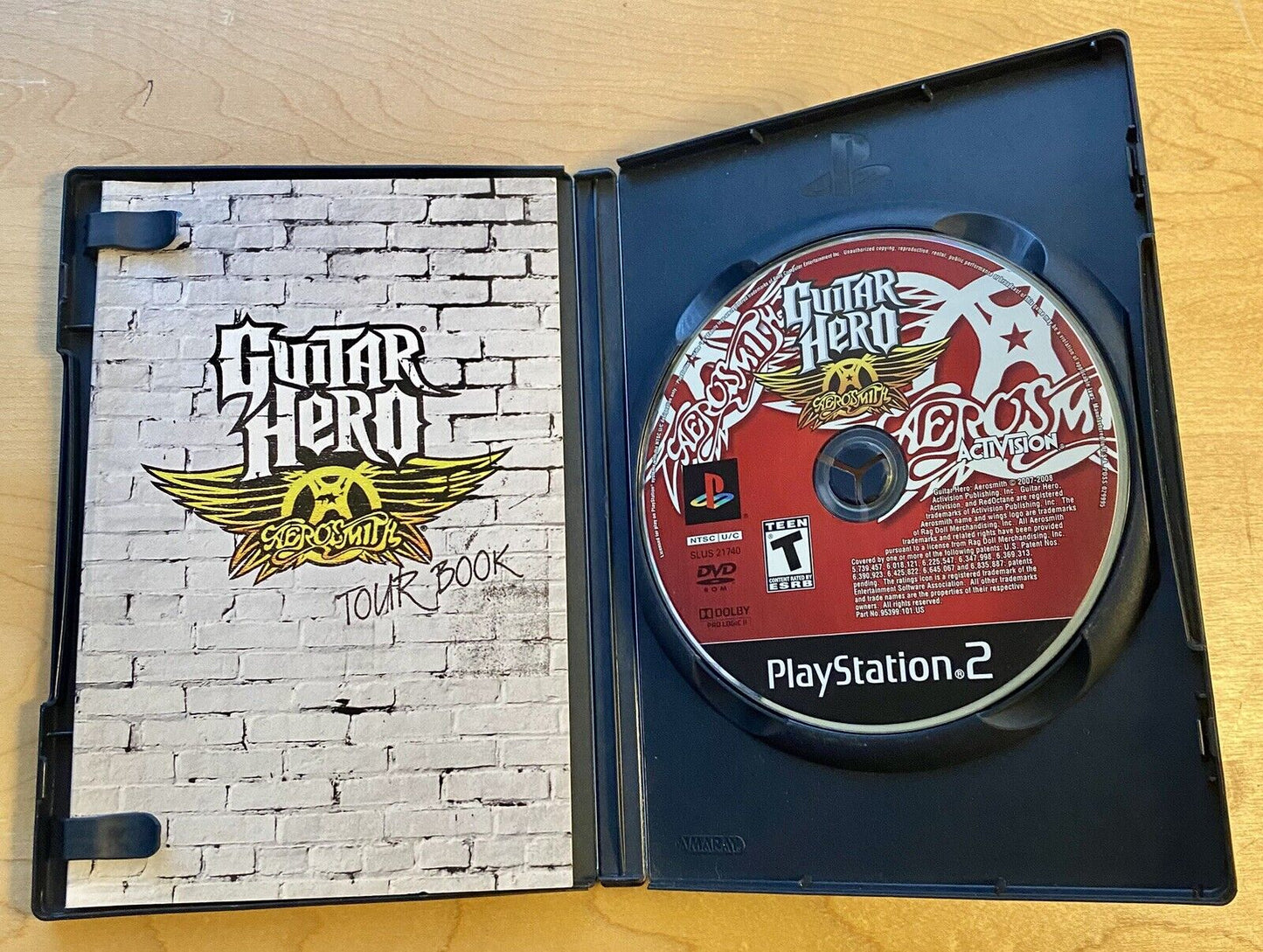 Guitar Hero II 2, Aerosmith & World Tour Bundle (PlayStation 2) PS2 All Tested