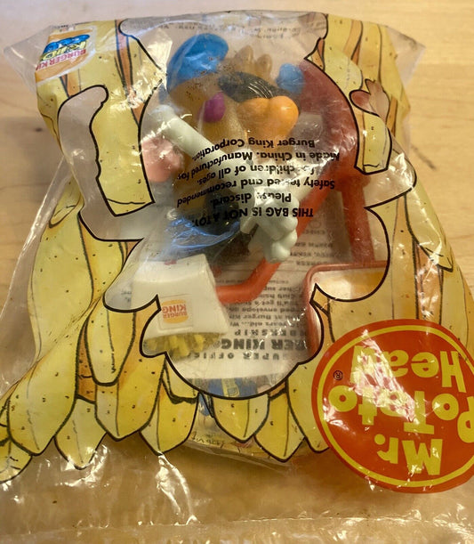 Vintage New 1998 Hasbro Mr. Potato Head - Burger King Toy