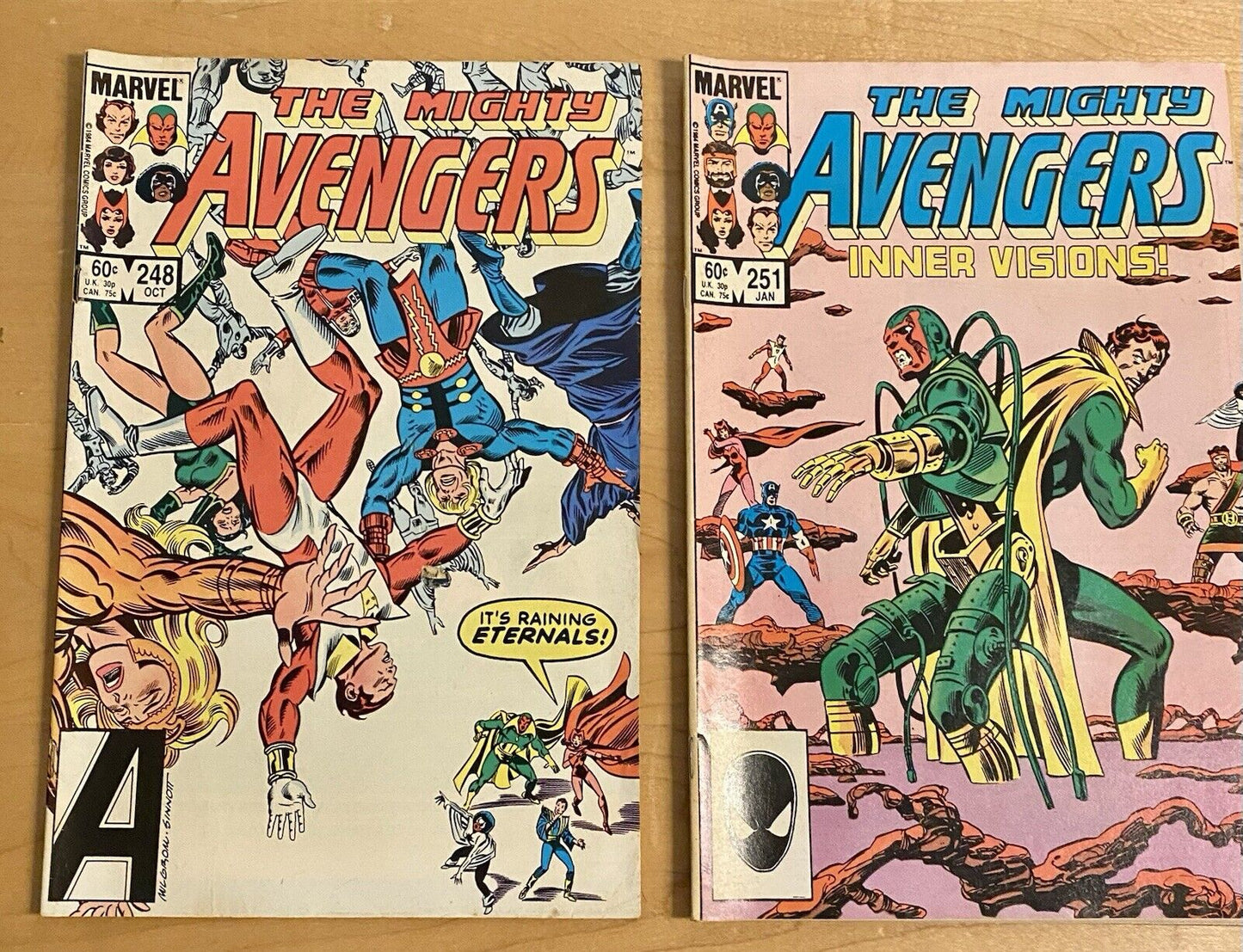 The Mighty Avengers Lot of 4 - 248 251 252 254