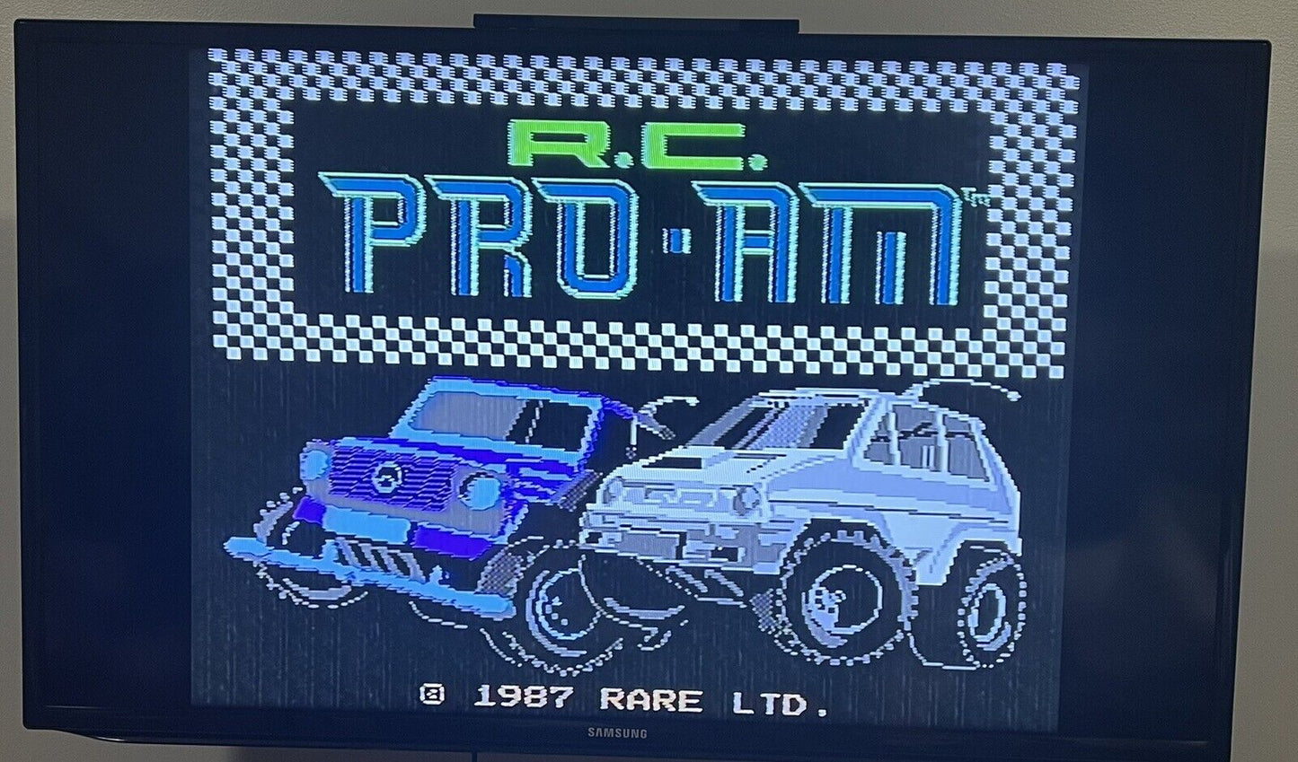 RC Pro-Am - 1987 Nintendo NES Game Authentic - Tested & Works!