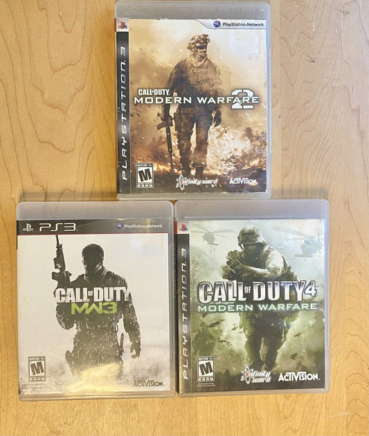 Call of Duty Modern Warfare Trilogy Bundle Sony PlayStation 3 PS3 All CIB Tested