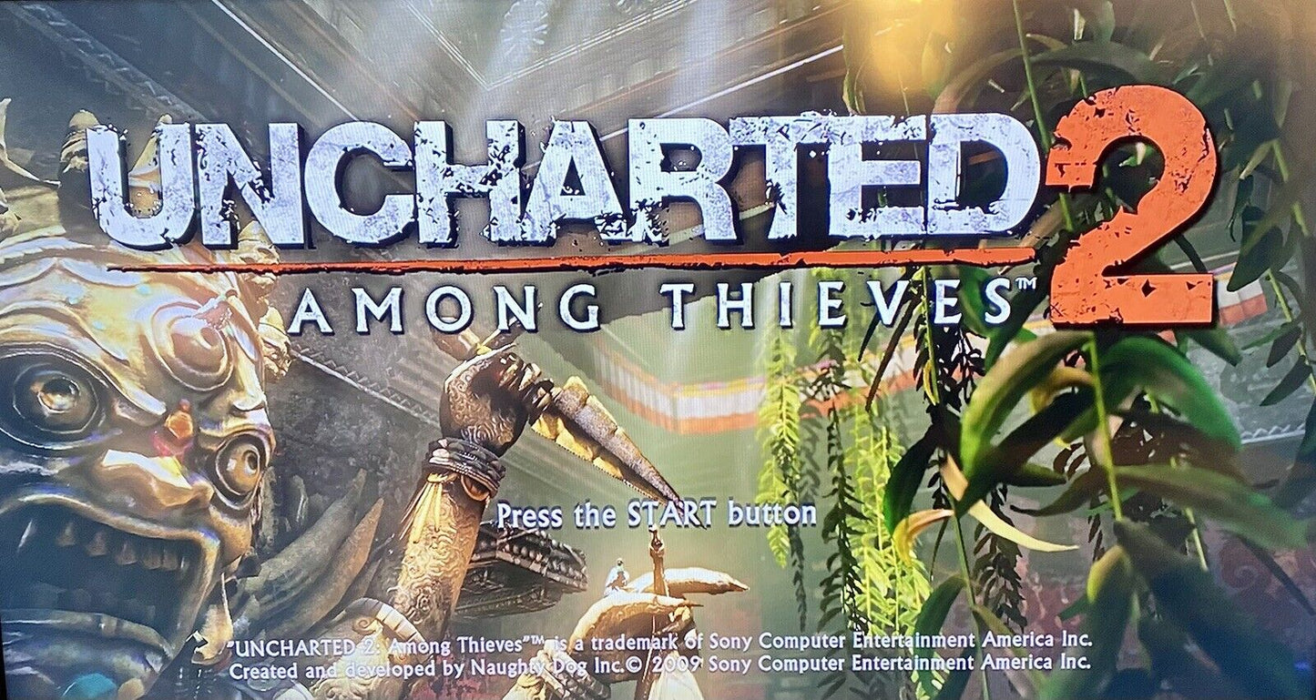 Uncharted 2: Among Thieves (Sony PlayStation 3, 2009) CIB W/ Manual & Reg Card