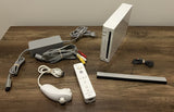 Nintendo Wii Console White. Backwards Compatible Controller & nunchuck Tested!