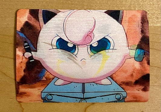 POKEMON JIGGLYPUFF RARE PIKA-0022D/DVD VIZ VIDEO PROMO CARD 3D LENTICULAR