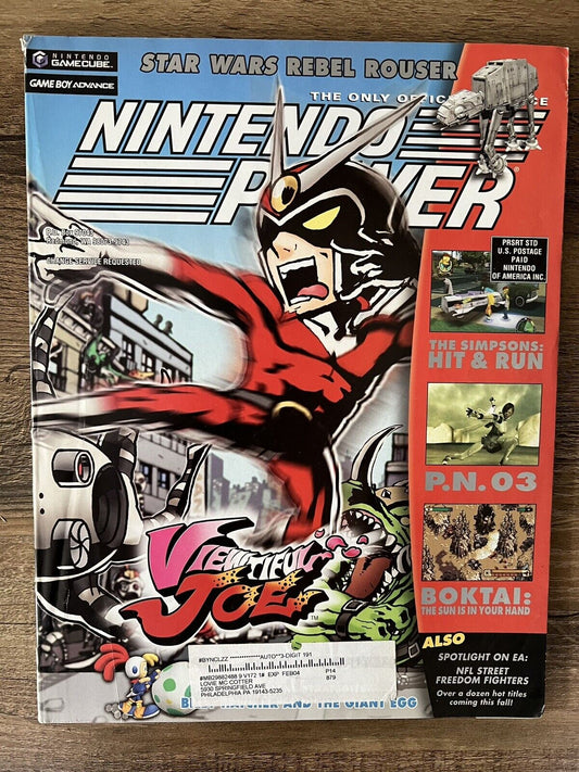 Nintendo Power Magazine Vol 172 Viewtiful Joe w/ Rogue Squadron Poster & Inserts