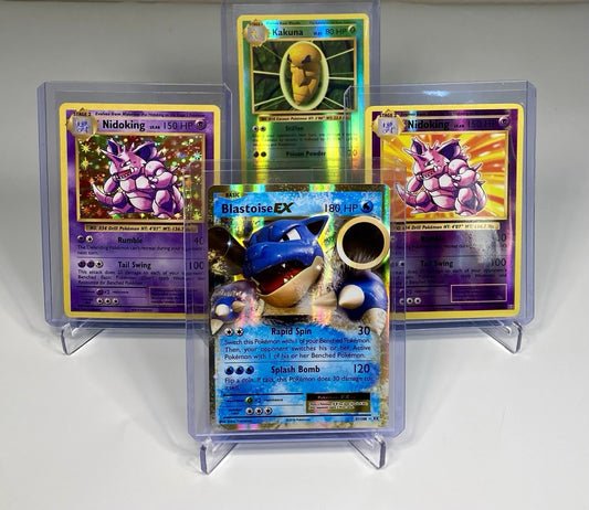 Pokémon Evolutions Holo Lot Blastoise EX 21/108 Nidoking 45/108 Kakuna 6/108