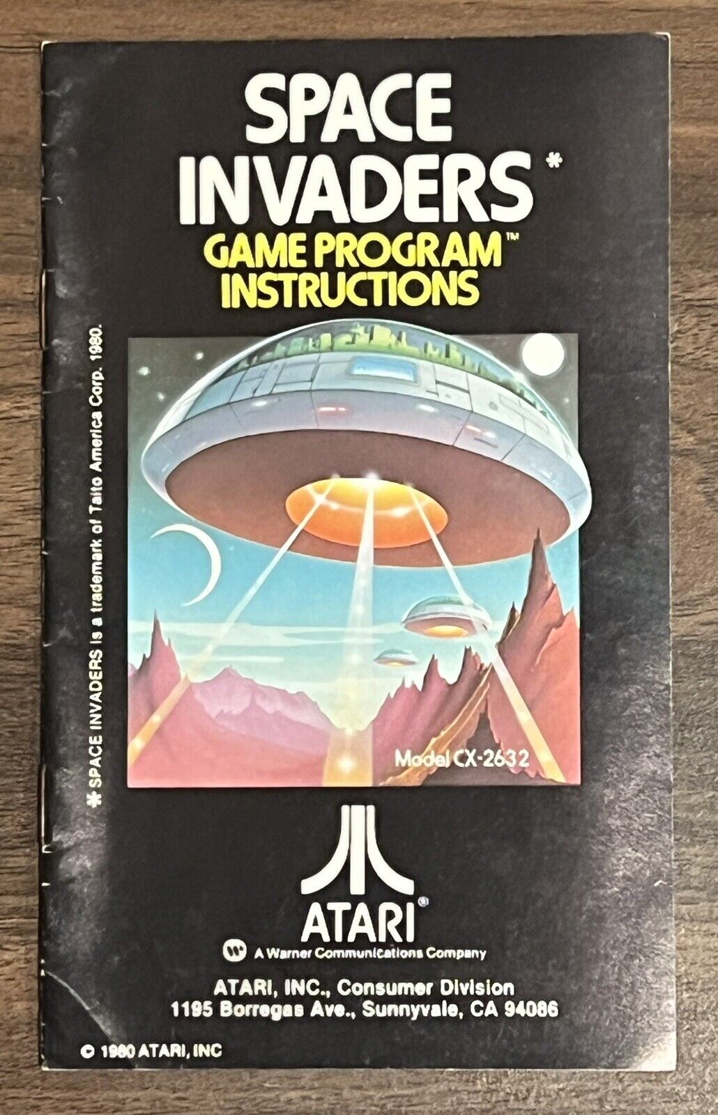 Space Invaders Picture Label~ Atari 2600 Game And Manual Tested Works
