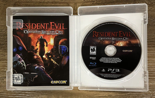 Resident Evil Operation Raccoon City (Sony Playstation 3, 2012) Complete Tested