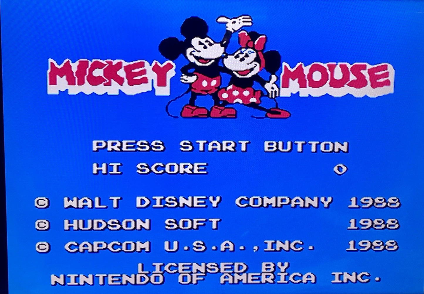 NES 3 Game Lot Bundle. Mario/Duck Hunt, Mickey Mousecarade, Anticipation. Tested
