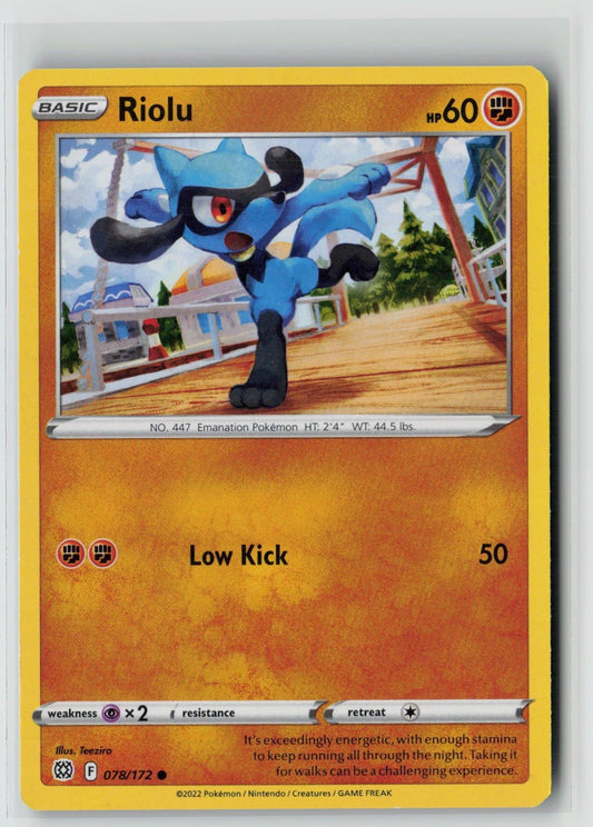 Riolu (SWSH09: Brilliant Stars 078/172) NM