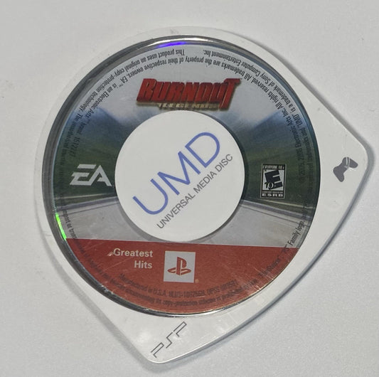 Burnout Legends (Sony PlayStation Portable, 2005) PSP Tested & Works, Disc Only
