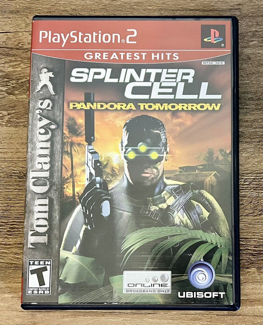 Tom Clancys Splinter Cell Pandora Tomorrow PS2 Complete With Reg Card, Tested!
