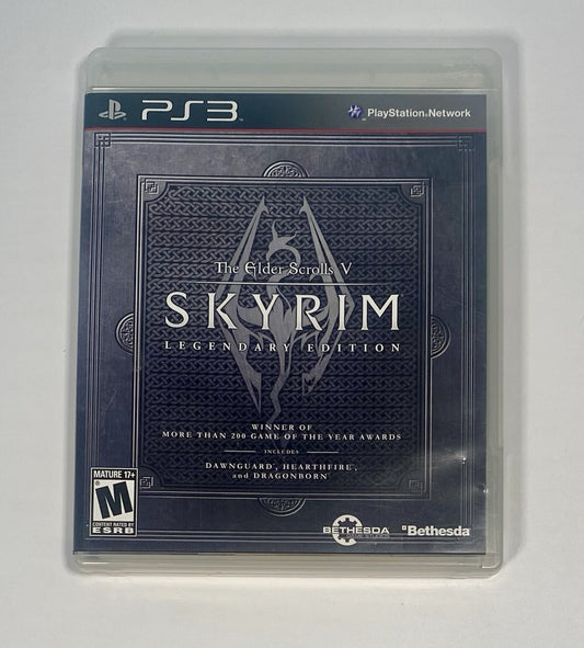 The Elder Scrolls V: Skyrim Legendary Edition (Sony PlayStation 3, 2013) PS3 CIB