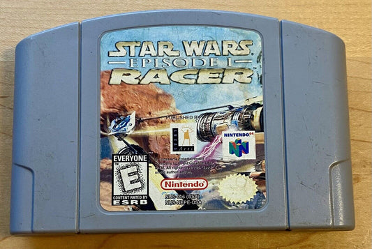 Star Wars Episode 1 Racer (Nintendo 64, 1999) N64 Authentic, Tested & Works
