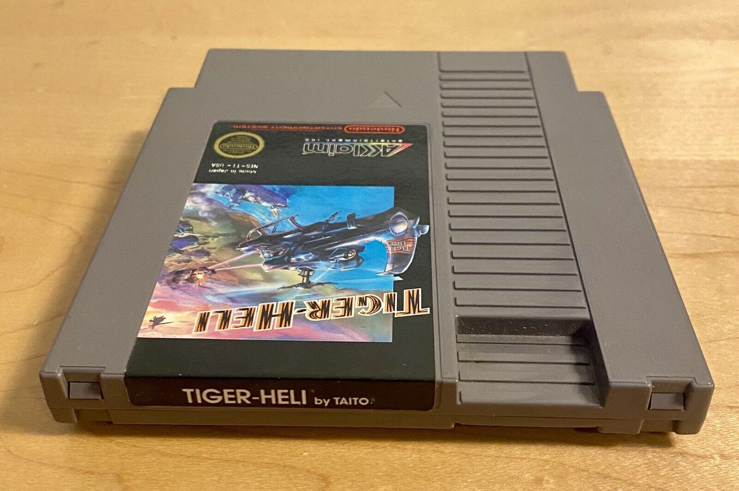 Tiger-Heli (Nintendo Entertainment System NES, 1987) Authentic, Cleaned & Tested