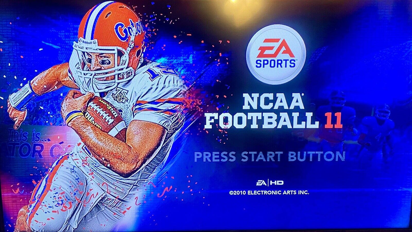 NCAA Football 11 (Sony PlayStation 3, 2010), PS3 CIB W/ Manual, Tested & Working