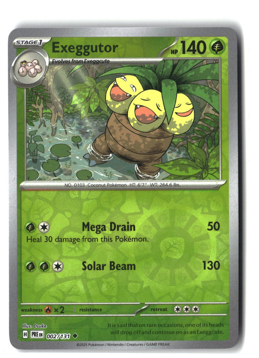 Exeggutor Reverse Holofoil NM (SV: Prismatic Evolutions 002/131)