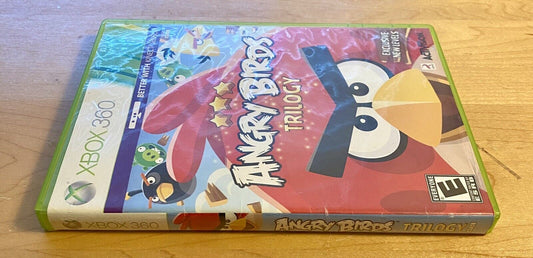 Angry Birds: Trilogy (Microsoft Xbox 360, 2012) CIB W/ Manual Authentic & Tested