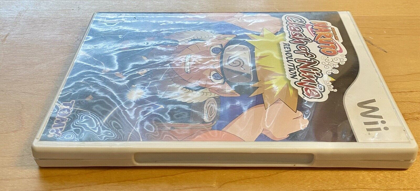 Naruto: Clash of Ninja Revolution (Nintendo Wii 2007) Complete w/ Manual, Tested