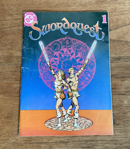 1982 DC Comics Swordquest #1 Atari Video Game mini comic promo