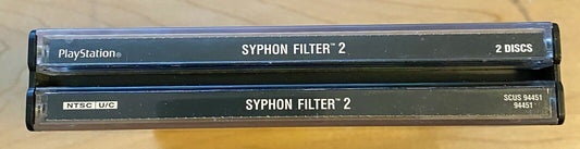 Syphon Filter 2 (Sony PlayStation 1, 2000) PS1, No Manual, Authentic & Tested