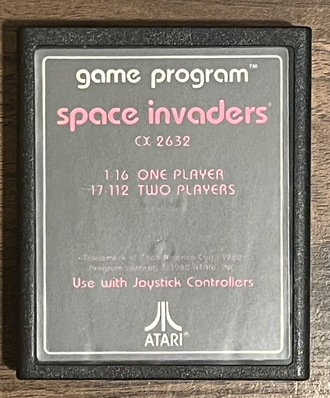 Space Invaders Picture Label~ Atari 2600 Game And Manual Tested Works