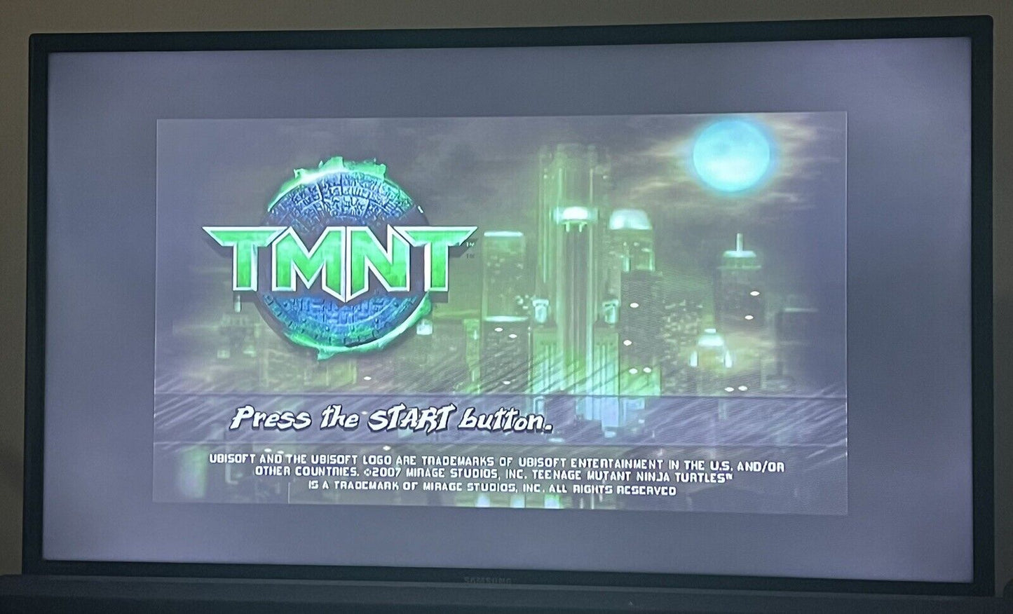 TMNT (Sony PlayStation 2, 2007) Complete W/ Manual Black Label TESTED