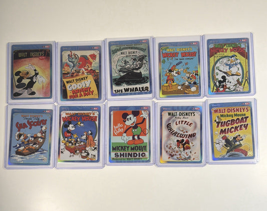 2023 Kakawow Hotbox Disney 100 Mickey & Friends PR 10 Cards Bundle Lot All NM