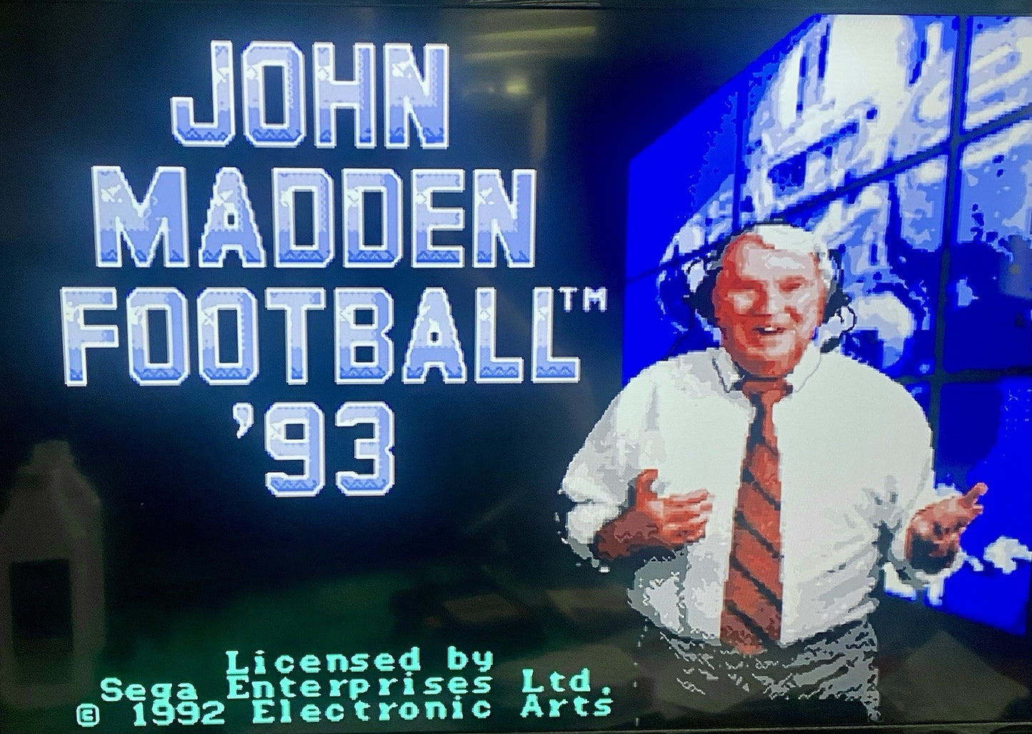 Sega Genesis 3 Games Lot Bundle Sub Terrania, Mario Andretti Racing, Football 93