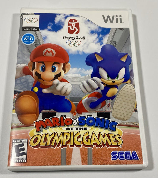 Mario & Sonic at the Olympic Games (Nintendo Wii) CIB W/ Manual, Tested & Works