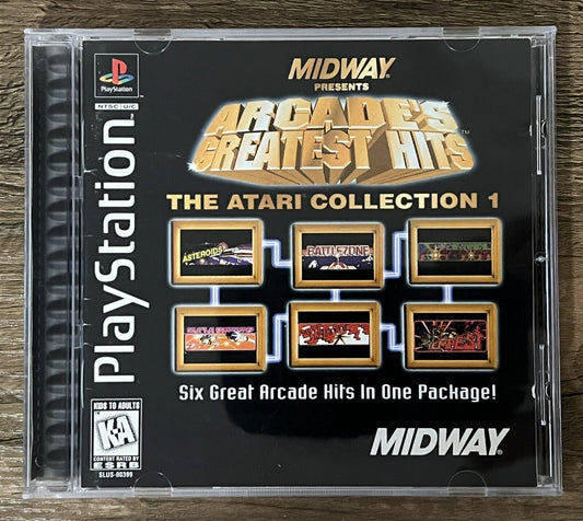 Midway Arcades Greatest Hits PlayStation 1 PSX PS1 Video Game CIB W/ Reg Card