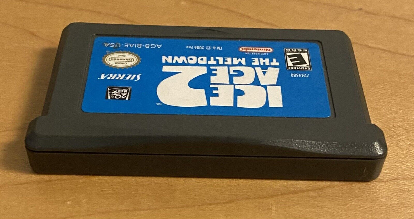 Ice Age 2: The Meltdown (Nintendo Game Boy Advance GBA, 2006) CIB W/ Manual