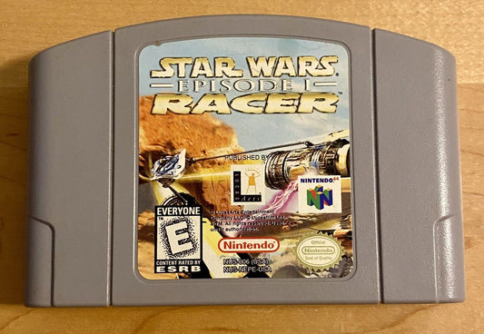 Star Wars Episode 1 Racer (Nintendo 64, 1999) N64 Authentic, Tested & Works