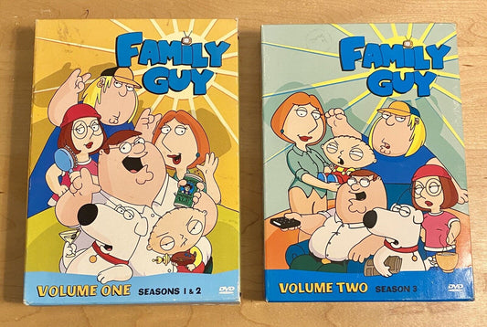 Family Guy Volume 1 & 2: 7 Disc Boxed Set 50 Episodes from Seasons 1, 2 & 3