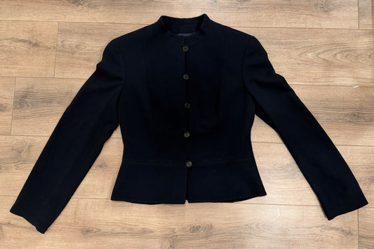 Giorgio Armani women’s black tuxedo pants suit size 40 US 9 to 9.5 Vintage