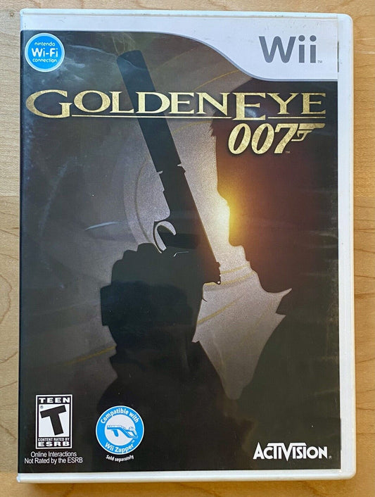 GoldenEye 007 (Nintendo Wii, 2010) CIB W/ Manual, Authentic, Tested & Working