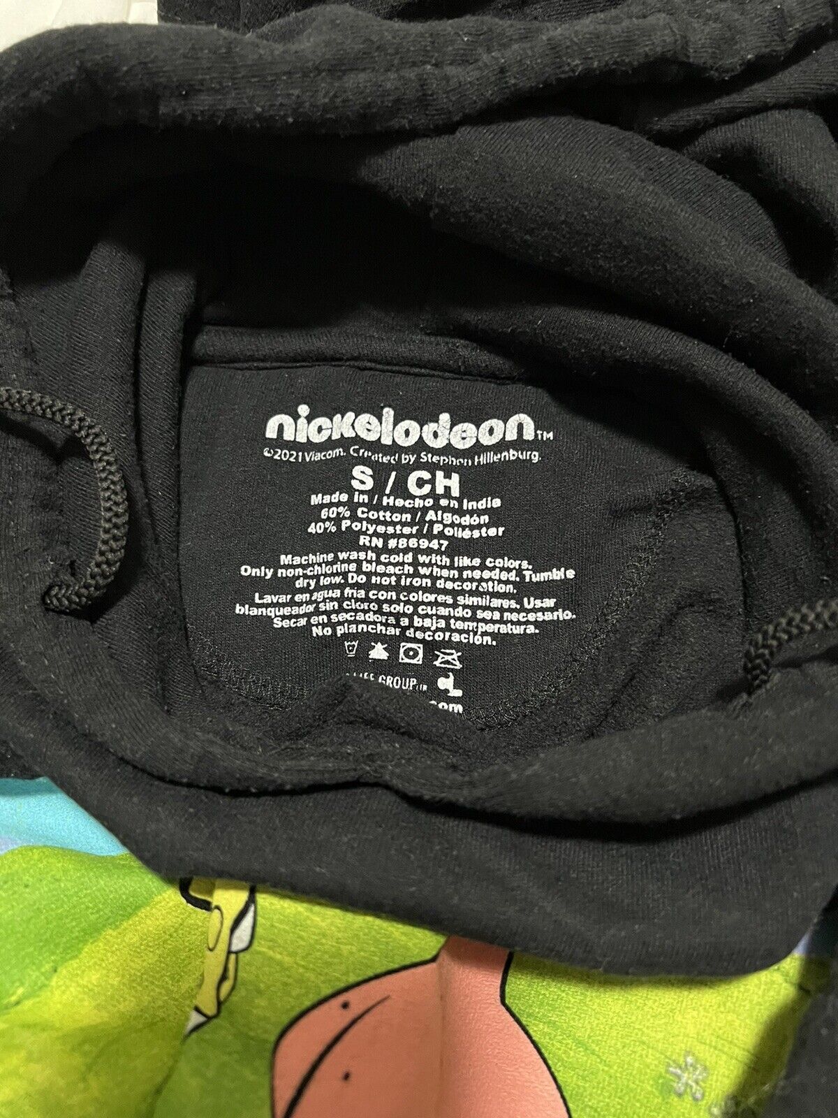 SpongeBob Squarepants Sweater Nickelodeon Size S CH
