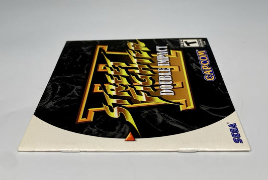 Street Fighter III: Double Impact Manual Only With Registration Card No Game