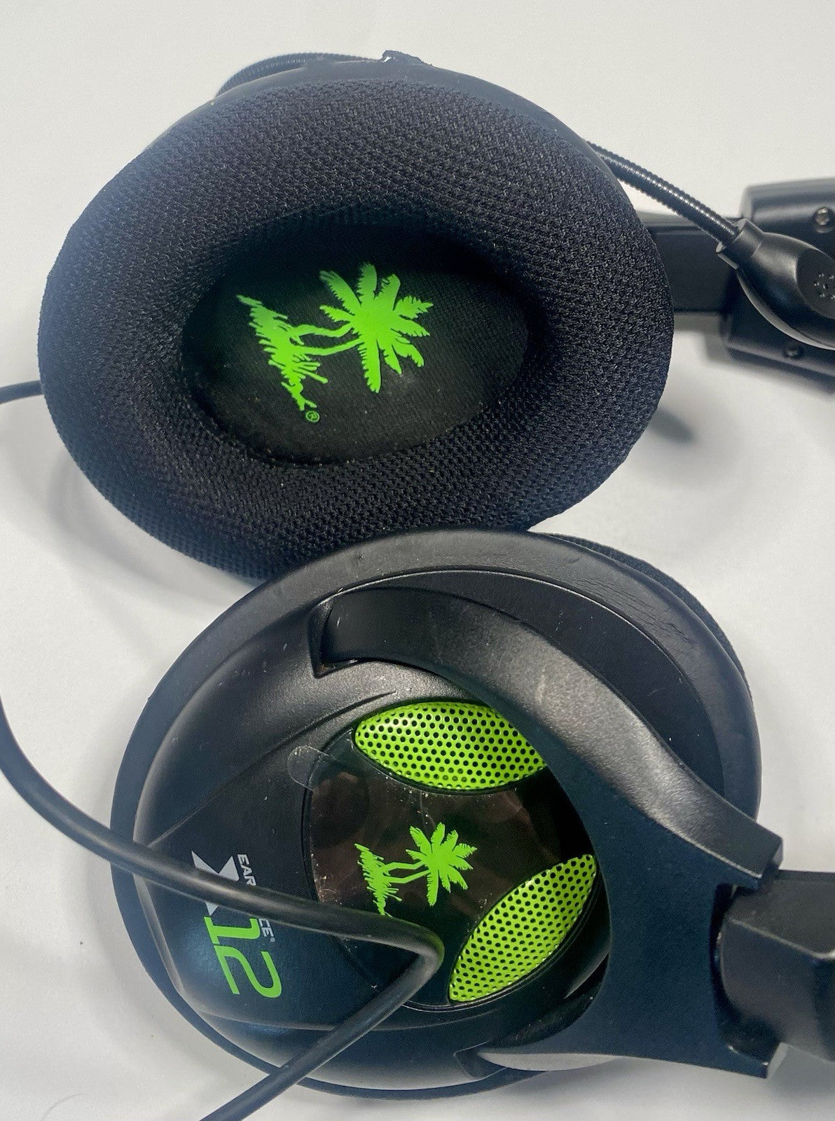 Turtle Beach Ear Force - X12 Green/Black Gaming Headband Headsets PC & Xbox 360