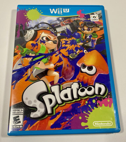 Splatoon (Nintendo Wii U, 2015) CIB Complete