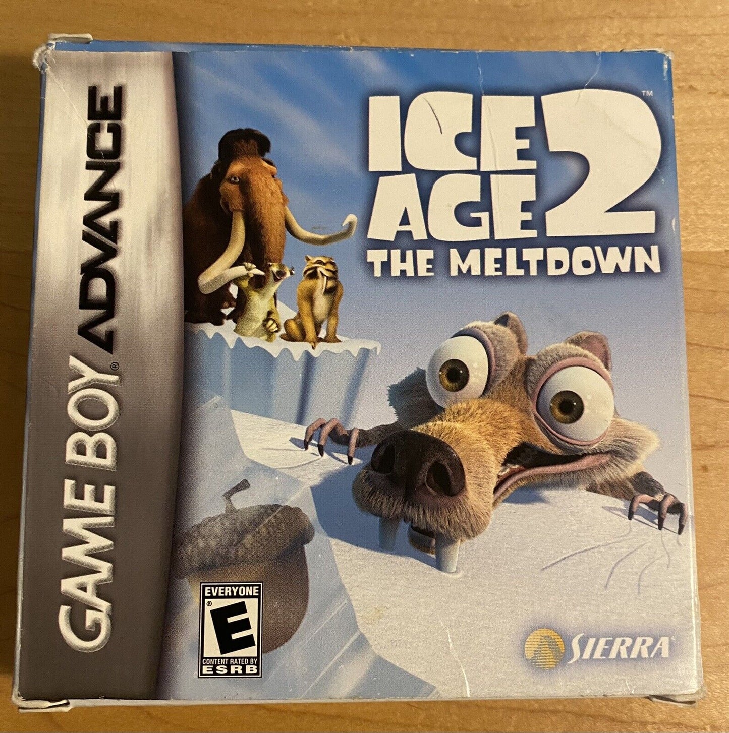 Ice Age 2: The Meltdown (Nintendo Game Boy Advance GBA, 2006) CIB W/ Manual