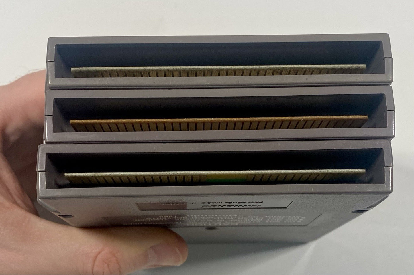 NES 3 Game Lot Bundle. Mario/Duck Hunt, Silent Service, Gloveball. All Tested
