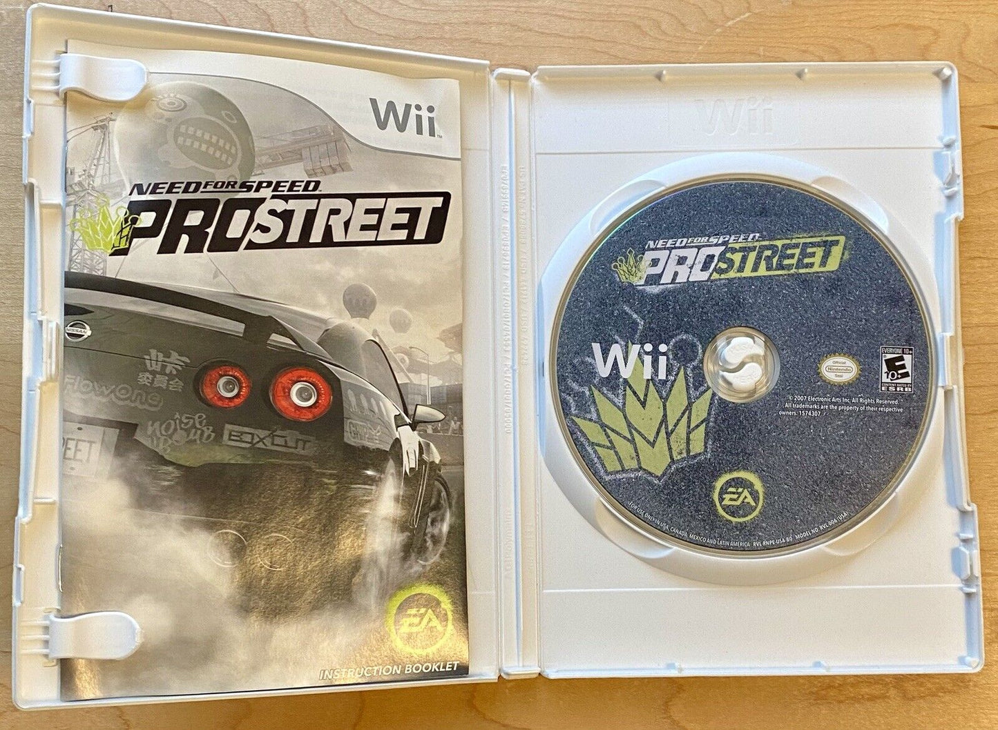 Need for Speed: Nitro & ProStreet (Nintendo Wii) Both CIB W/ Manual And Tested
