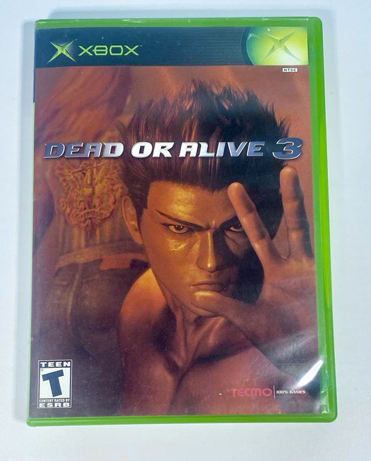 Dead or Alive 3 (Microsoft Original Xbox, 2001) w/ Manual Complete CIB Tested