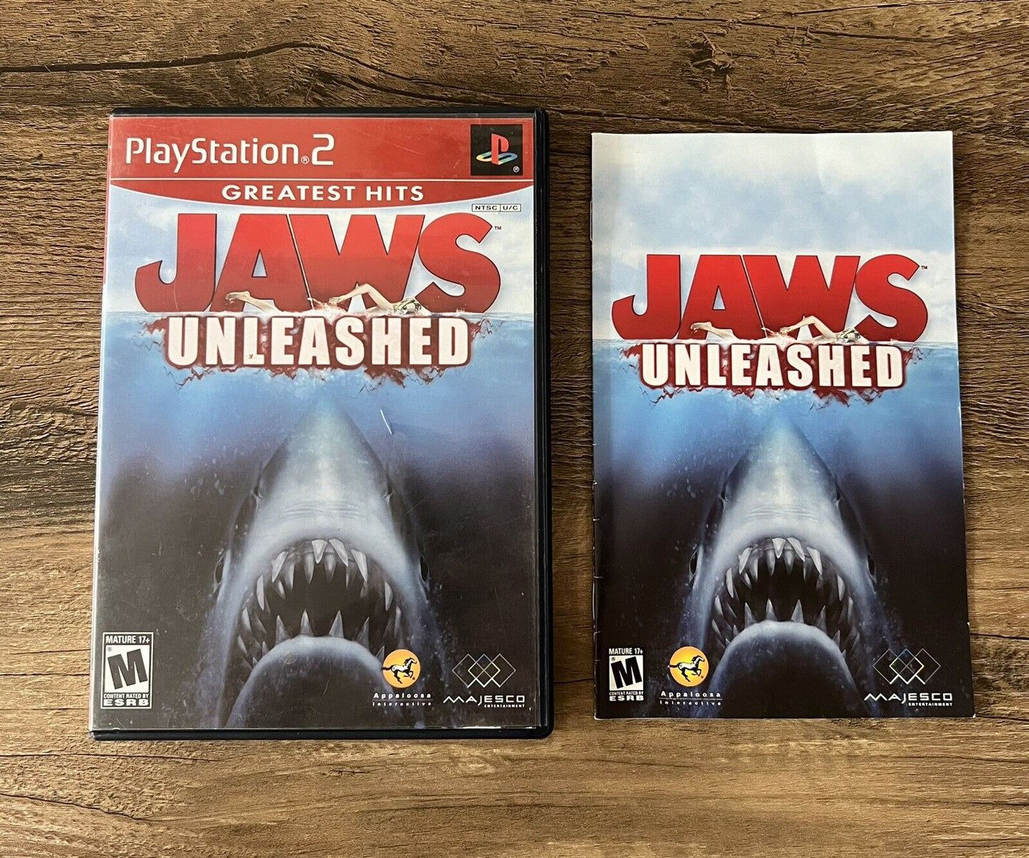 PlayStation 2 PS2 Game Jaws Unleashed CIB Complete In Box