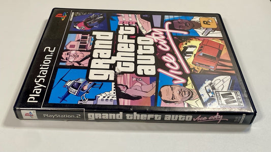 Grand Theft Auto Vice City PlayStation 2 PS2 CIB Complete W/ Manual & Map Works