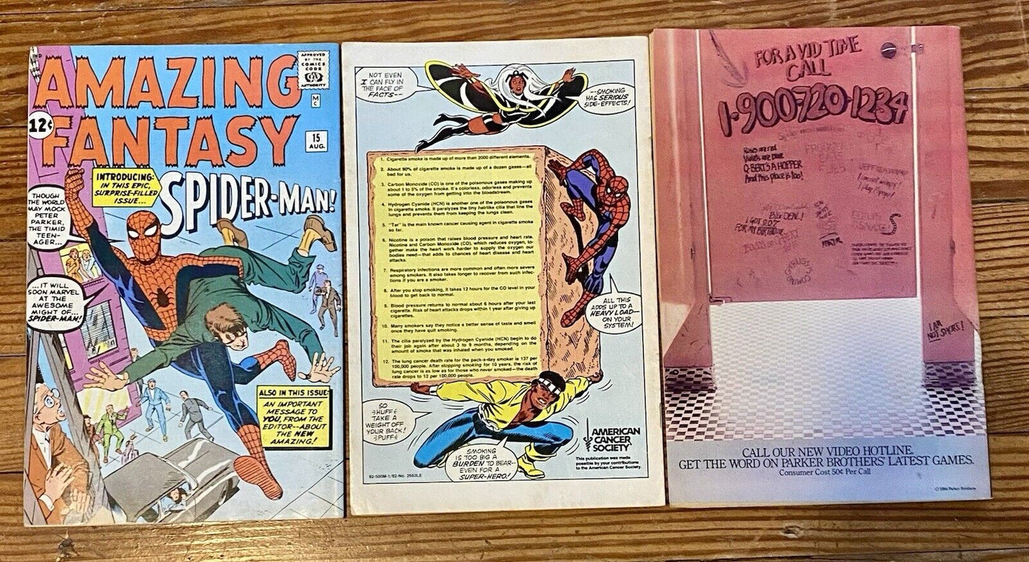 Assorted lot of 3 Spider-Man comics